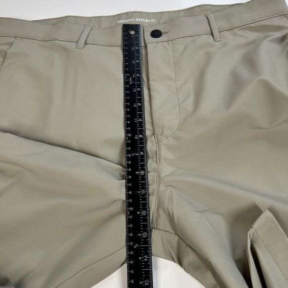 Banana Republic Men’s 5 Pocket Flat Front Pant Slim Straight Fit 38x34 Tan - Picture 7 of 12